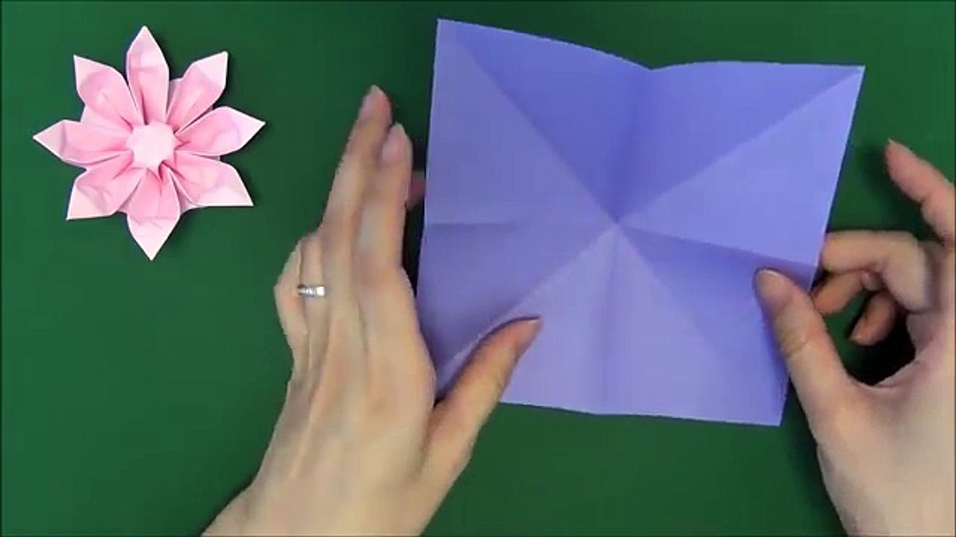 花 ガーベラ 折り紙3 Flowergerberaorigami3 Video Dailymotion