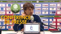 Conférence de presse Châteauroux - Stade Brestois 29 (2-2) : Jean-Luc VASSEUR (LBC) - Jean-Marc FURLAN (BREST) - 2017/2018