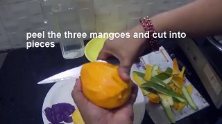 Mango Frooti Recipe - how to make mango frooti at home-summer drink