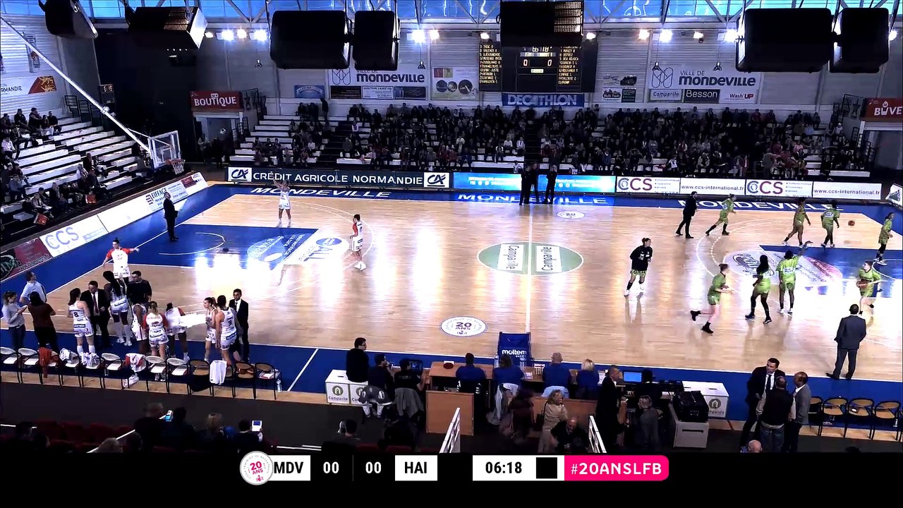 LFB 17/18 - Playdowns J6 : Mondeville - Hainaut Basket