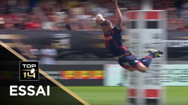 TOP 14 - Essai David MELE (FCG) - Grenoble - Oyonnax - Access match - Saison 2017/2018