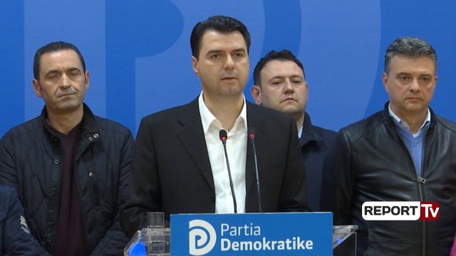 Report TV - Protesta, Basha: Policia me urdhër të Ramës rrëmbeu qytetarët e Kukësit