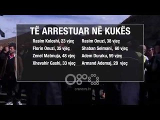 Ora News - Protesta në Rrugën e Kombit, këta janë 23 të arrestuarit