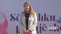 Report TV - Ministrja e Shëndetësisë dhe Mbrojtjes Sociale Ogerta Manastirliu në javën e shëndetit