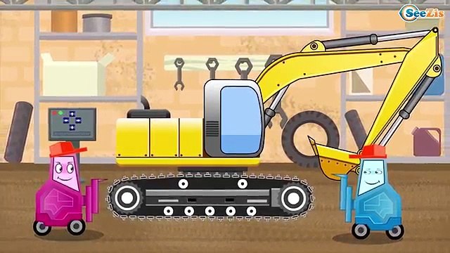 Wall-E sur le chantier de construction. Vidéo en français pour enfants