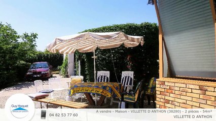 A vendre - Maison - VILLETTE D ANTHON (38280) - 2 pièces - 54m²
