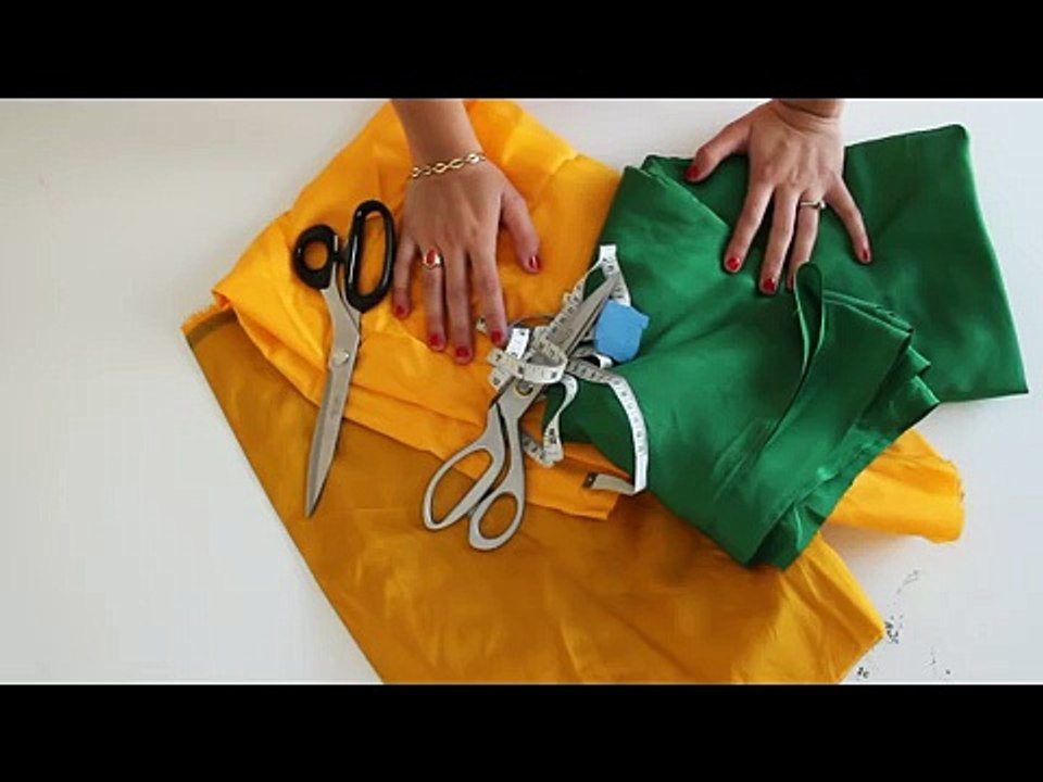 Angrakha Dress Part 1 - Marking and Cutting