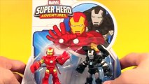 Marvel Super Hero Adventures, Iron Man & War Machine, with Superman and Batman!