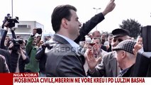Protesta për mosbindje civile, Basha me protestuesit bllokojnë autostradën Tiranë - Durrës