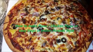 How to make a Perfect Chicken Pizza | Simple Pizza Recipe From Start to Finish