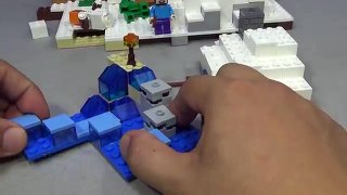 레고 마인크래프트 눈의 은신처 Rebuild Inspiration 21120 2in1 눈덮힌 광산 조립 리뷰 Lego Minecraft Snow Hideout