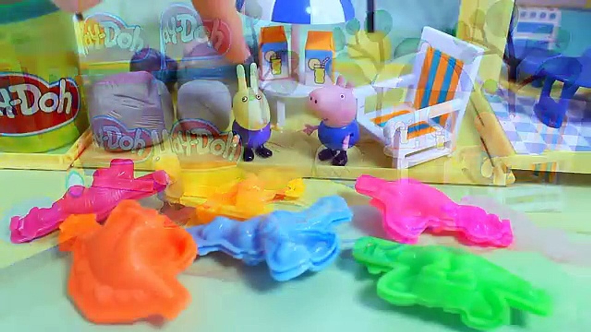 ⁣Свинка Пеппа Динозавры Джорджа. Игрушки для детей. Peppa Pig