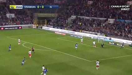 Où regarder buts et résumé Strasbourg 3-2 Lyon  ?