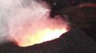 Drone Video Captures Reunion Island Volcano Spitting Lava