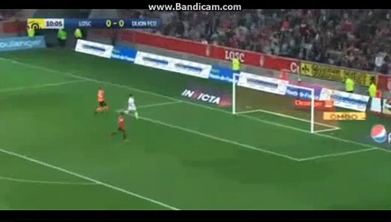 Buts et vidéo résumé Lille OSC  - Dijon FCO (2 - 1 )