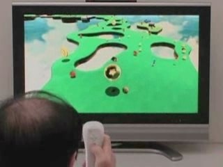 mario galaxy papi et petite fille