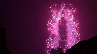 2016 Taipei 101 New Year Fireworks 2016年台北101跨年煙火 Taiwan New Years Eve NYE 1080p