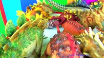 DINOSAUR Box 11 TOY COLLECTION - SPIKED & PLATED DINOSAURS Unboxing Toy Review SuperFunReviews