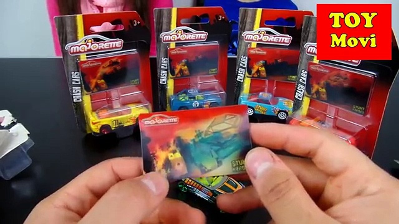 Majorette Autos Spielzeug 5er Set Kinder Auto Film Stunt Heroes Spielzeugautos
