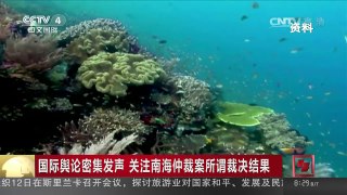 [中国新闻]国际舆论密集发声 关注南海仲裁案所谓裁决结果 | CCTV-4