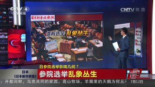 [中国新闻]媒体焦点：日参院选举影响几何？ | CCTV-4
