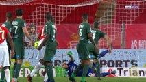 Ruffier's double saves denies Monaco
