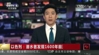 [中国新闻]以色列：潜水者发现1600年前沉船宝藏 | CCTV-4