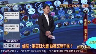 [中国舆论场]房兵：蔡英文抱美日大腿有没有用 骑驴看唱本走着瞧就 | CCTV-4
