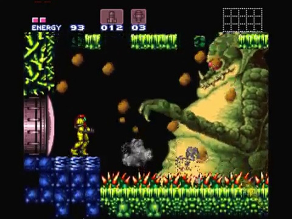Super Metroid Walkthrough - Part 6 - Vs. Kraid...
