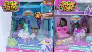 Animal Jam Crystal Palace and Princess Castle Dens with Limited Edition Pets