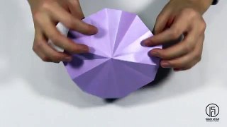 How to fold Simple Origami Geometric Flower 簡易幾何摺紙花 (Kade Chan)