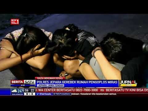 Gerebek Rumah Pengoplosan dan Penjualan Miras Oplosan di Jepara