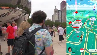 Lets Play Pokemon GO Part 1 - Exploring ChicaGO! (iOS Gameplay)