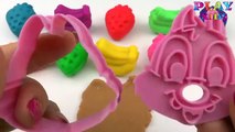 Learning colors Play-Doh molds | Play-doh Mickey Mouse | Play and learn colours with playdough