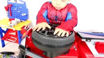 Unboxing New Spiderman Battery-Powered Ride On Super Car 6V Test Drive Park Playtime Fun Ckn Toys - YouTube