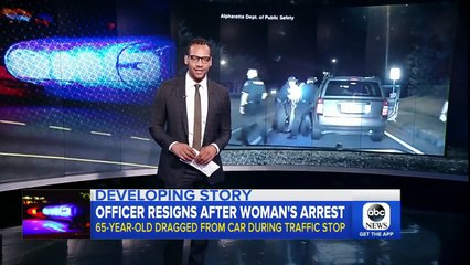 Officer resigns after dragging woman from her vehicle