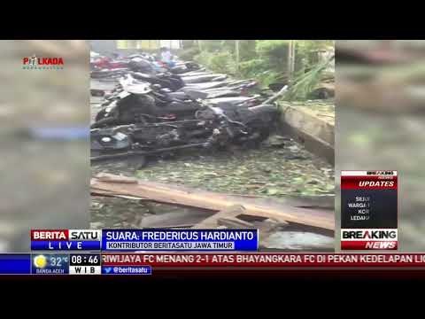 2 Tewas dan 13 Luka luka Akibat Ledakan Bom di 3 Lokasi di Surabaya