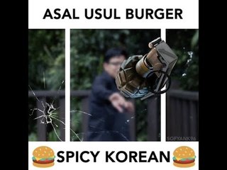 Ni Sebab Kenapa Burger Korea Ada Roti Warna Hitam