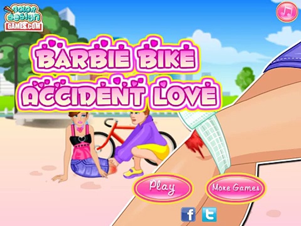 Barbie Bike Accident Love - Best Game for Little Girls
