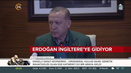 Erdoğan İngiltere'ye gidiyor