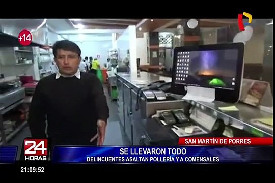 San Martín de Porres: delincuentes asaltan pollería y a comensales