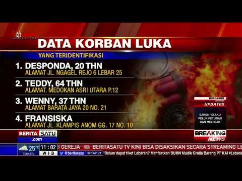 12 Nama Korban Luka Ledakan Gereja di Surabaya