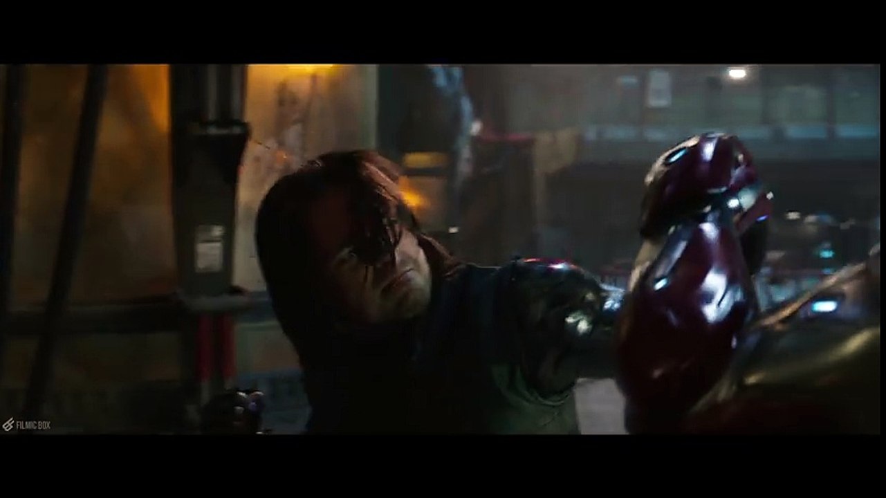 Captain America civil War Iron Man vs captain America and winter Soldier