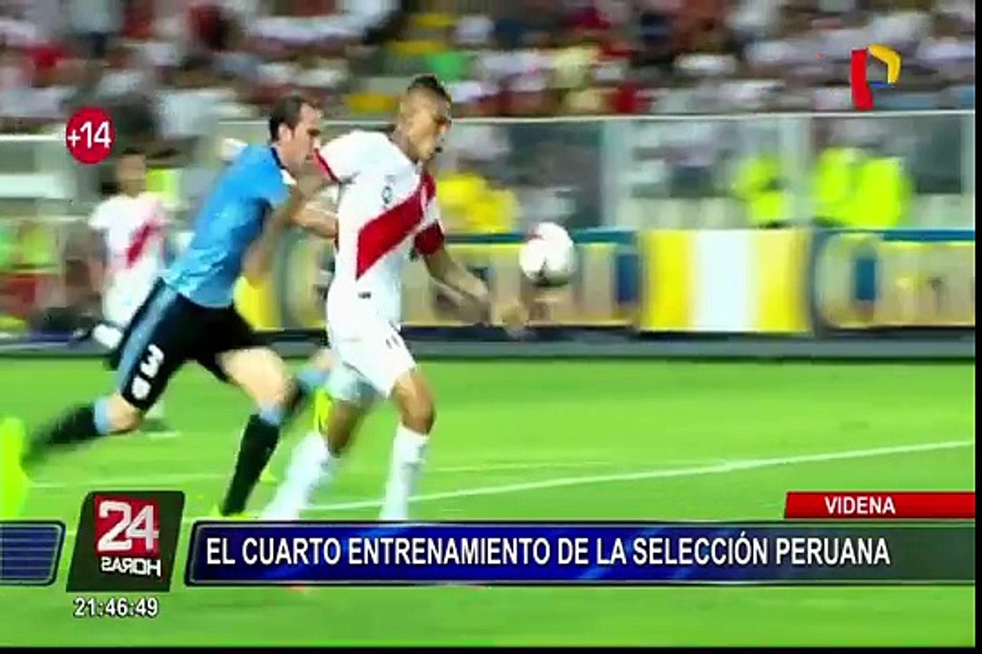 Videna: selección peruana termina su cuarto entrenamiento