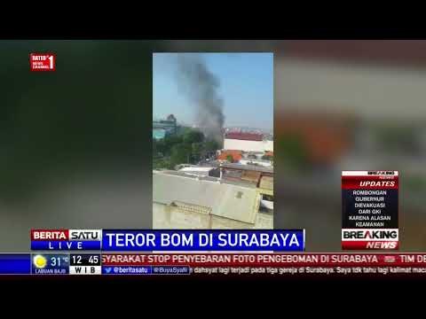 Suasana GPP Surabaya Pasca-Ledakan Bom