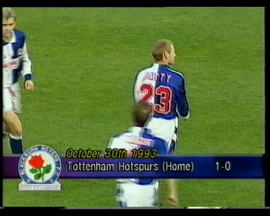 Blackburn Rovers - Tottenham Hotspur 30-10-1993 Premier League