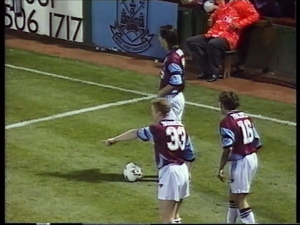 West Ham United - Manchester City 01-11-1993 Premier League