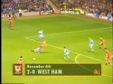 Liverpool - West Ham United 06-11-1993 Premier League