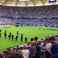 Hamburger SV - Borussia M,Gladbach 12.05.2018   Pyro-Chaos , Randalieren