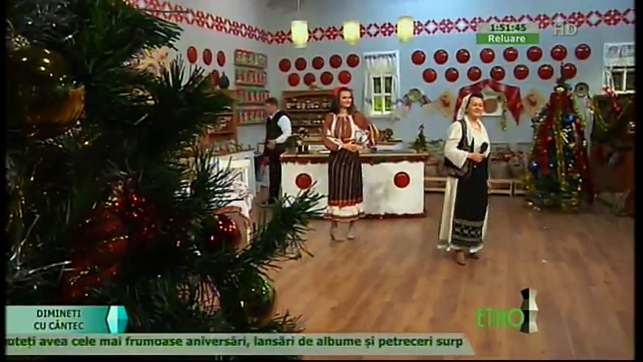 Camelia Stanciu Florescu - Sus pe dealul inverzit (Dimineti cu cantec - ETNO TV - 08.12.2014)